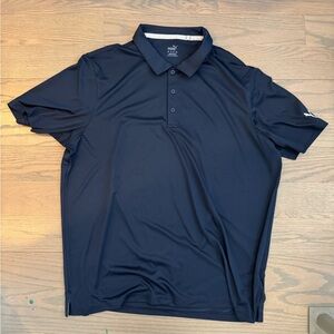 Puma Men's Navy Athletic Polo Shirt